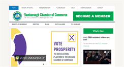 Desktop Screenshot of flamboroughchamber.ca